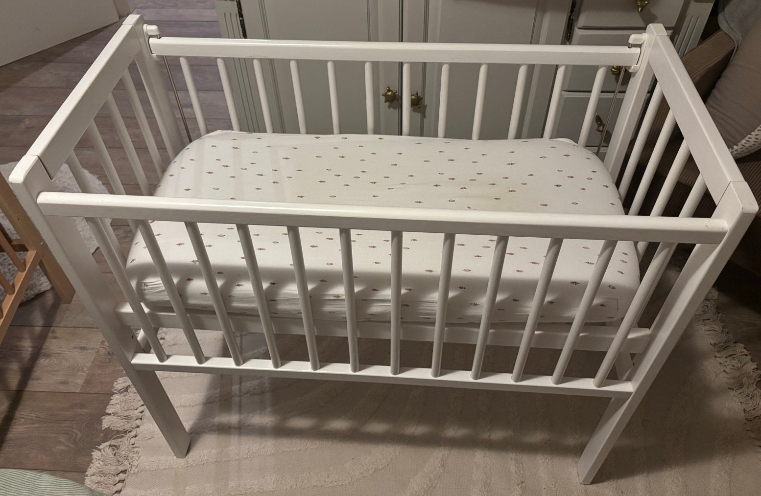 Co-sleeper inclusief matras + topper, Ophalen, Zo goed als nieuw, Wieg
