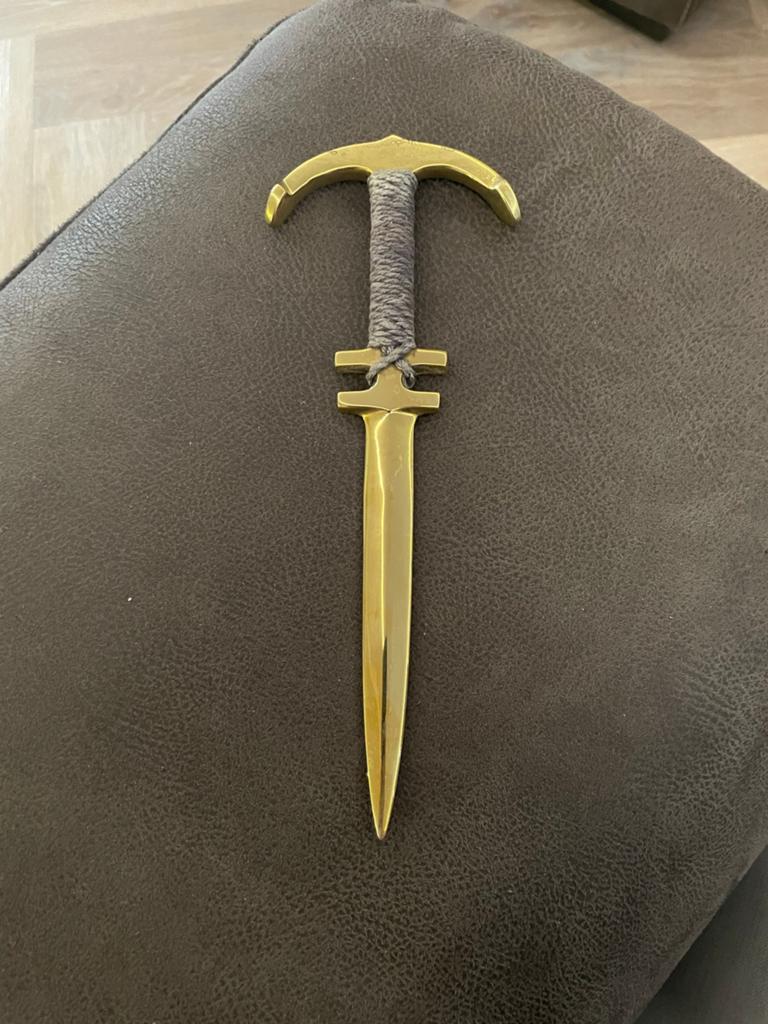 Decoratieve Koperen Anker Briefopener, Ophalen of Verzenden, Koper