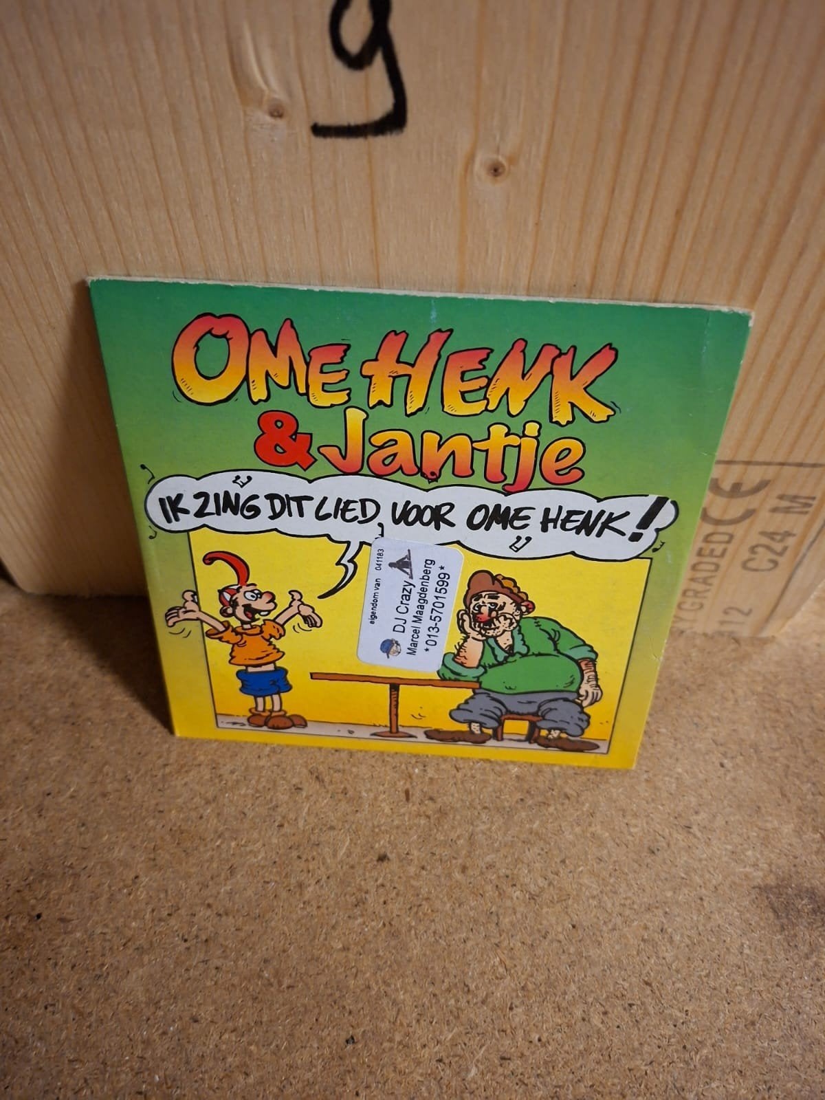 Ome Henk & Jantje - Ik Zing Dit Lied, Voor Ome Henk!, Ophalen of Verzenden, Gebruikt, Single, Muziek