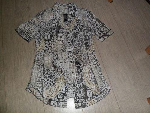 Mooie nieuwe blouse, maat 38, merk Canda, Ophalen of Verzenden, Zo goed als nieuw, Maat 38/40 (M), Blauw