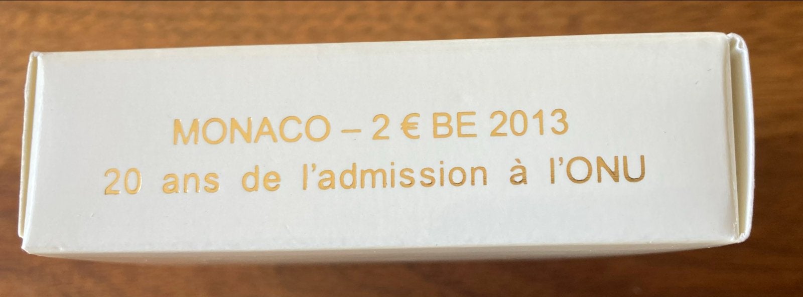 Monaco 2 Euro 2013 BE - 20 jaar toetreding tot de VN, Verzenden, Monaco, 2 euro, Losse munt