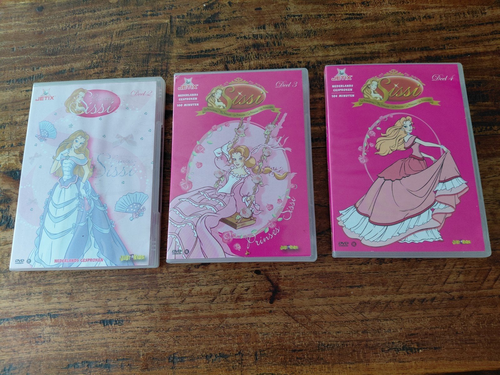 3 DVD'S Sissi, Cd's en Dvd's, Alle leeftijden, Ophalen of Verzenden, Gebruikt, Film