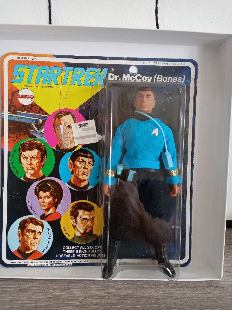 Mego Star Trek Action Figure 1974 Dr. McCoy (Bones), Ophalen of Verzenden, Zo goed als nieuw