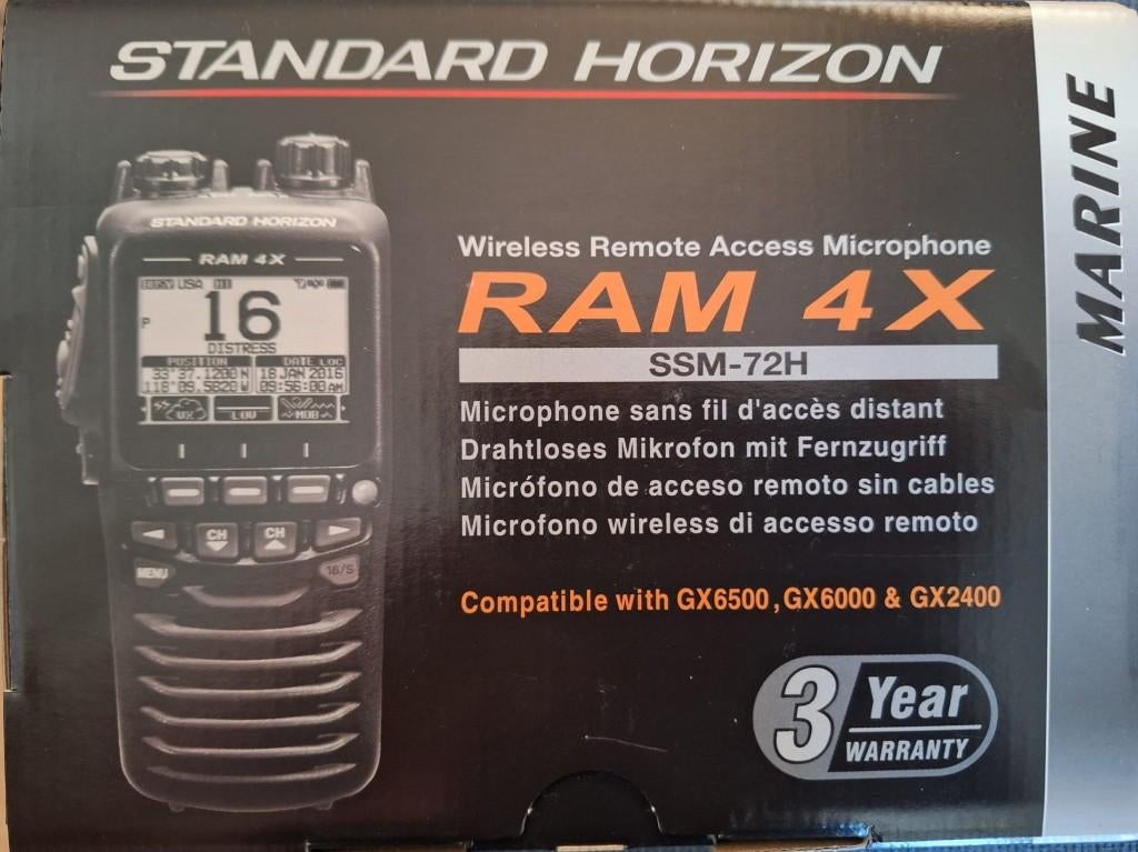 Nieuw: Standard Horizon RAM 4X (SSM-72H) Draadloze Remote, Ophalen of Verzenden, Nieuw, Communicatie
