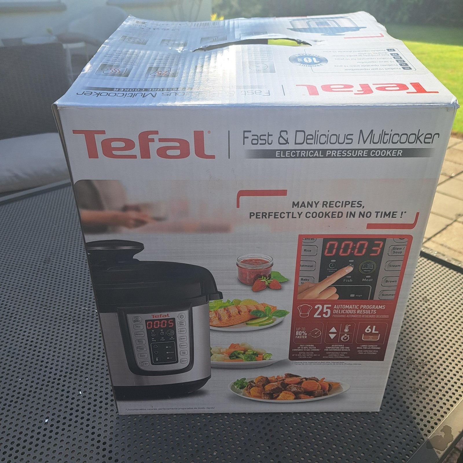 Tefal Fast & Delicious Multicooker - Elektrische Snelkookpan, Minder dan 45 cm, Minder dan 45 cm, Oven, Tefal