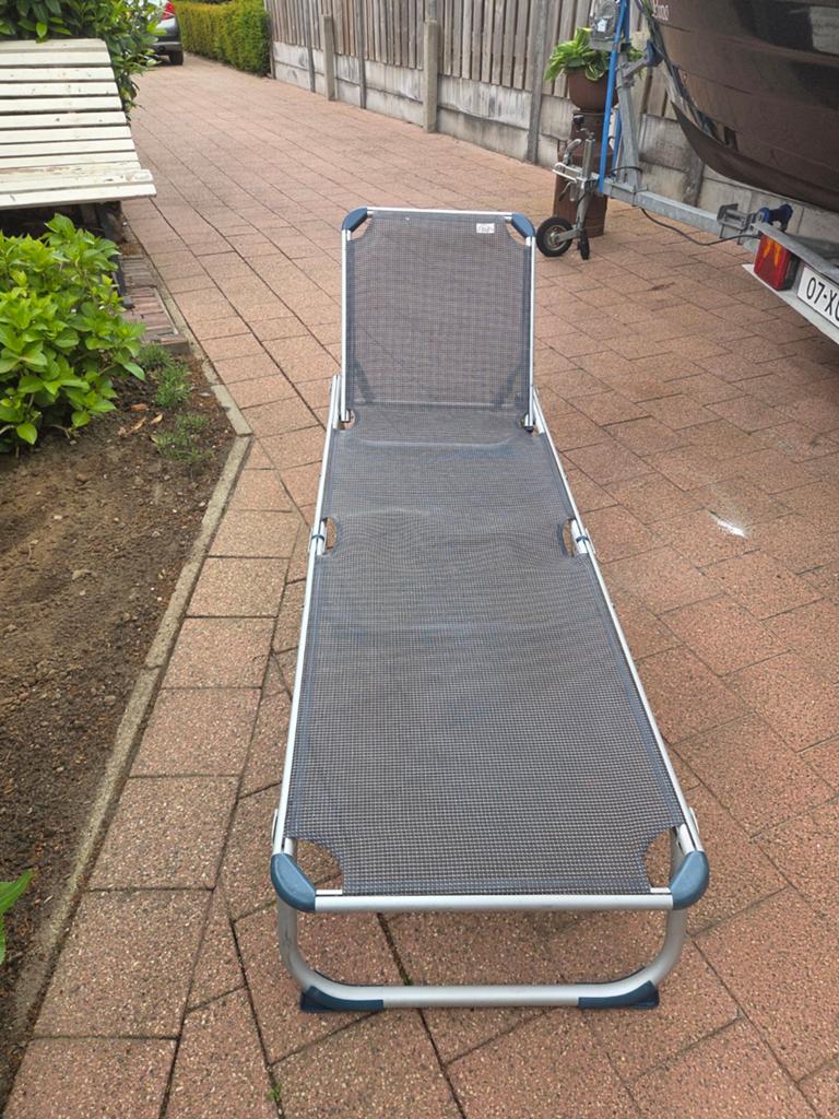 2X een Ligbed stretcher lichtgewicht, Ophalen of Verzenden, Aluminium