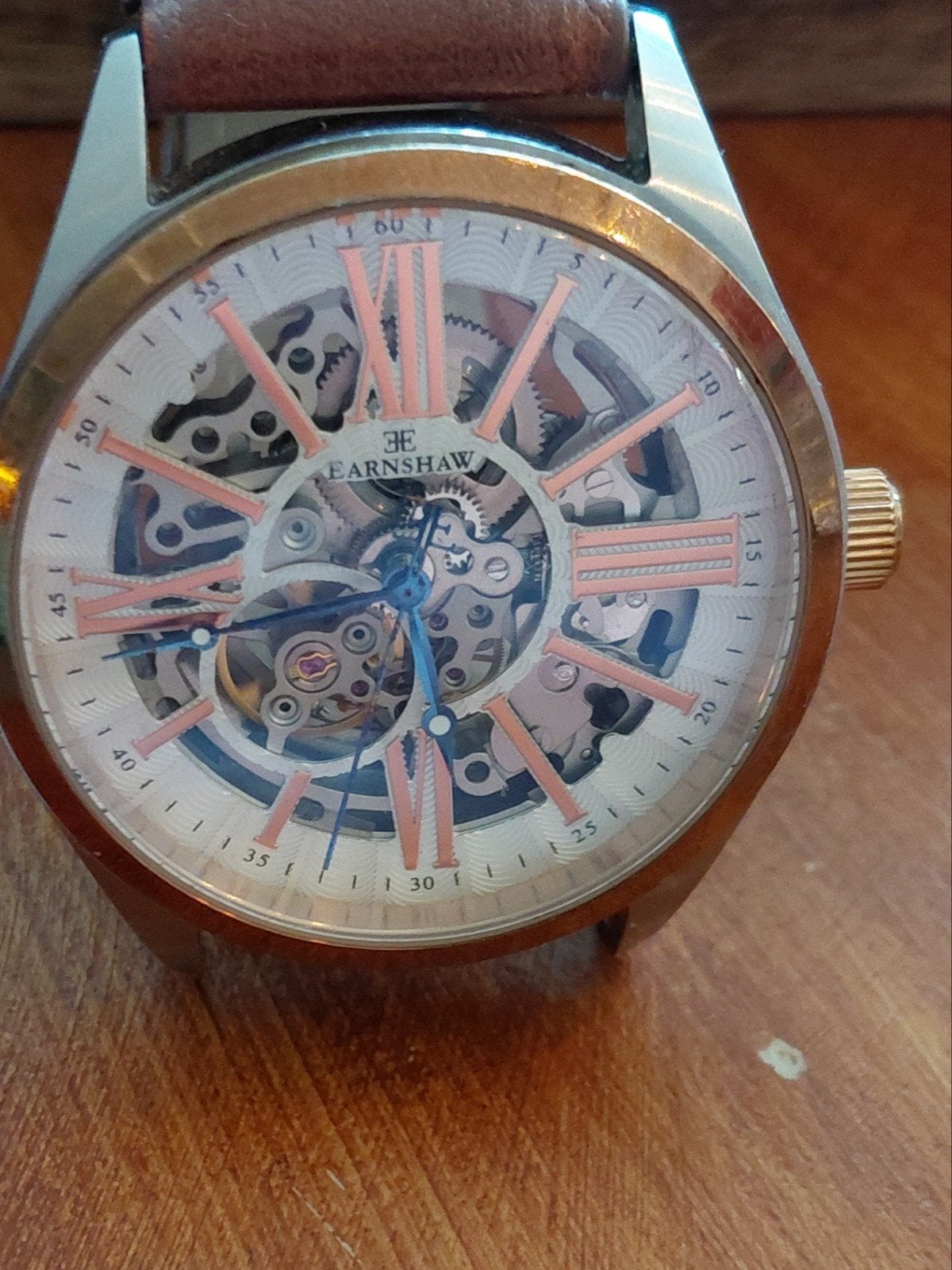 Earnshaw Skeleton Horloge - Automatisch Uurwerk, Sieraden, Tassen en Uiterlijk, Horloges | Heren, Ophalen of Verzenden, Nieuw