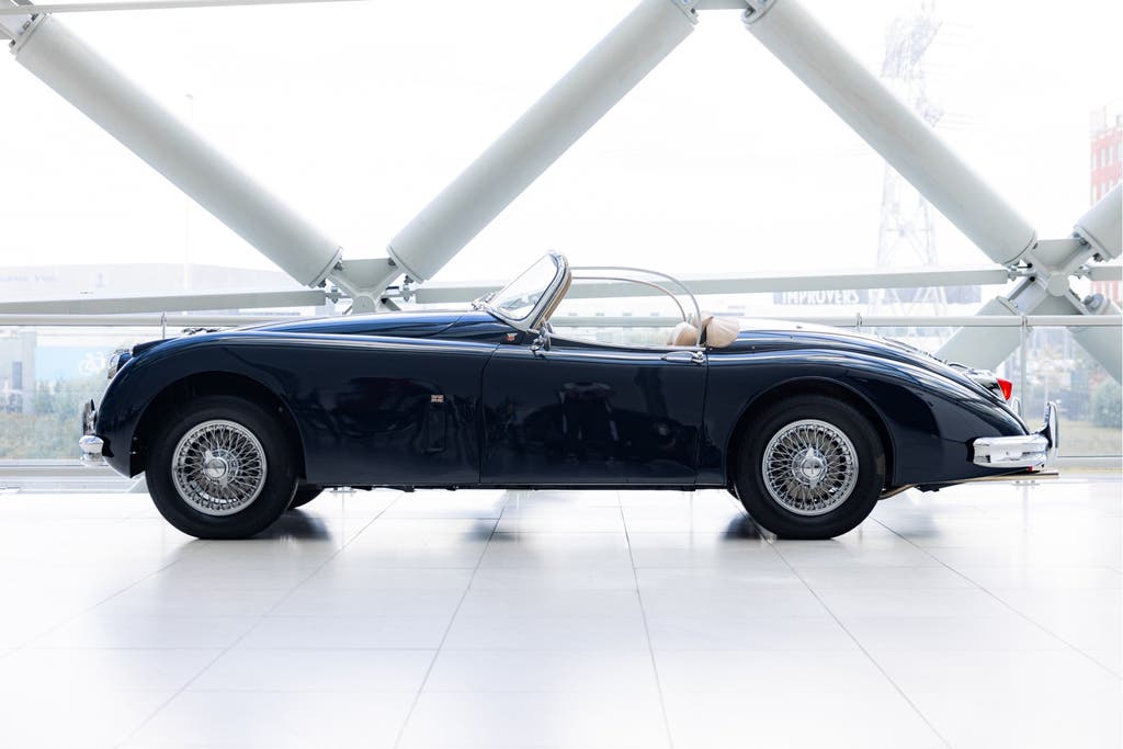 Jaguar XK 150 Roadster 3.4 | OTS | Blue over Tan |, foto 7