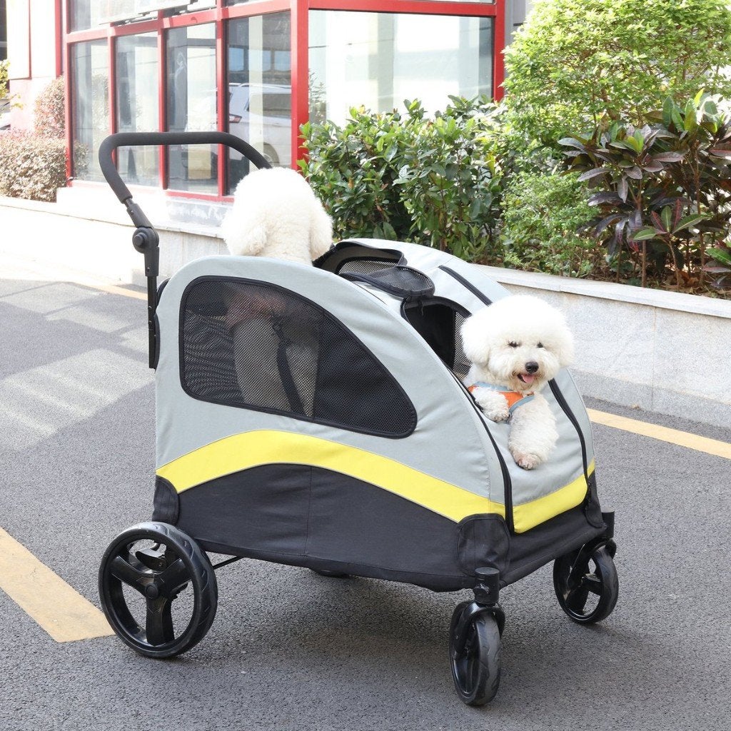 Hondenwagen buggy voor middelgrote hond tot 42 kg, Overige merken, Ophalen of Verzenden, Zo goed als nieuw, Hondenbuggy