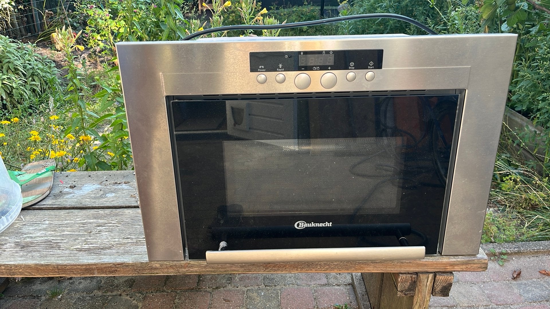 Bauknecht inbouw magnetron, Ophalen, Gebruikt, Magnetron, Inbouw