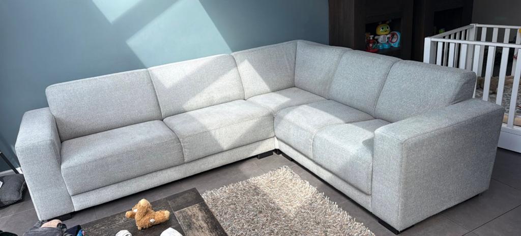 Hoekbank van de Bommel meubelen - 260x220 cm, Huis en Inrichting, Ophalen, 250 tot 300 cm, Gebruikt, Hoekbank