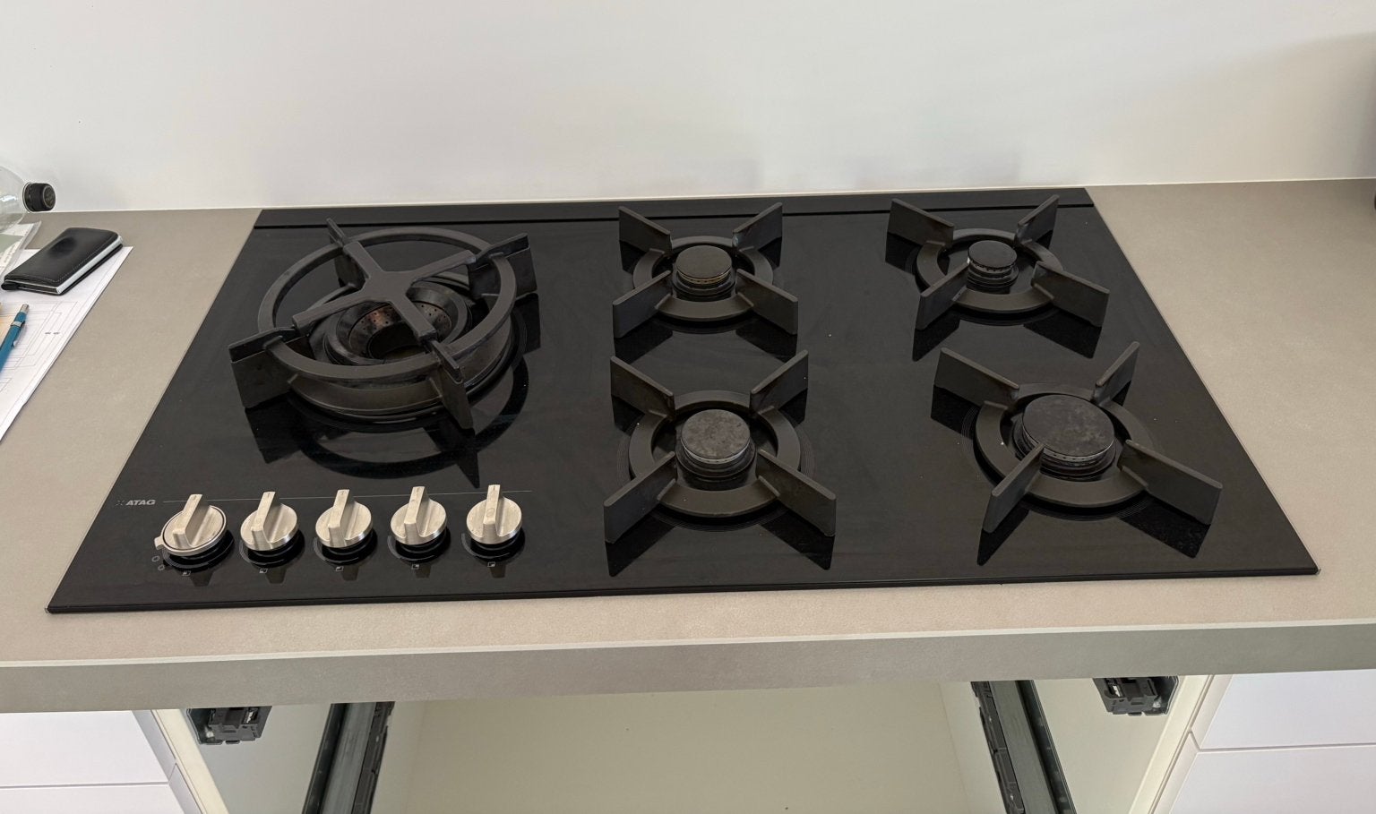Gaskookplaat ATAG hg9571mba, Ophalen, Zo goed als nieuw, Inbouw, Gas
