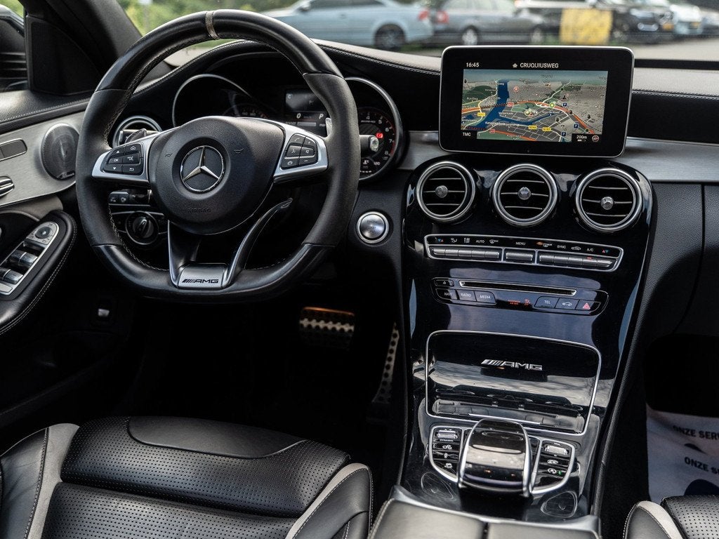 Mercedes-Benz C-klasse AMG C63 S - DOWNPIPE - STAGE 2 - 1E L, Auto's, Mercedes-Benz, Automaat, Adaptive Cruise Control, Achterwielaandrijving