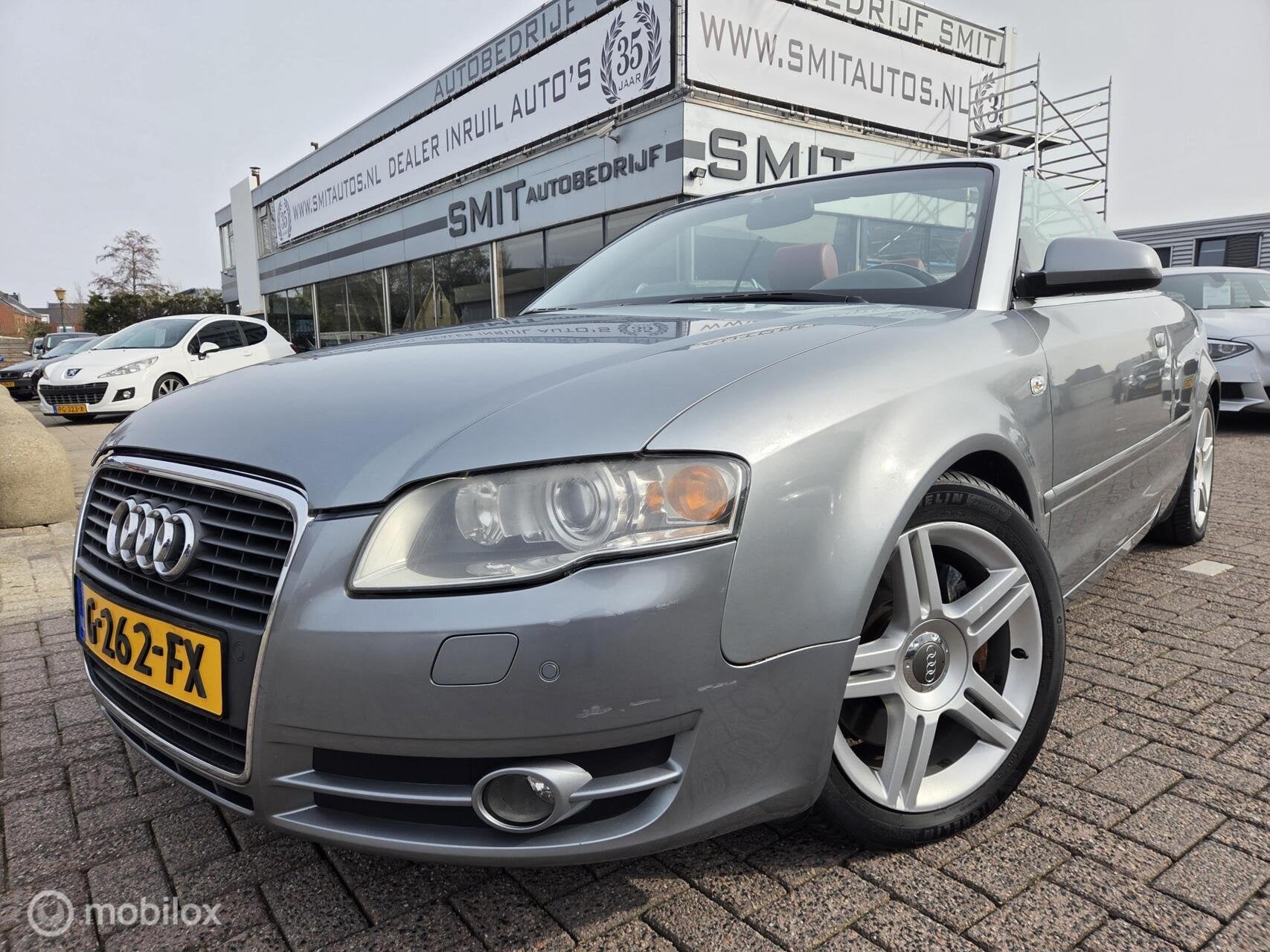 Audi A4 Cabriolet 3.2 FSI Pro Line Exclusive AUT Leder, Auto's, Audi, Cabriolet, A4, 2 stoelen, 6 cilinders