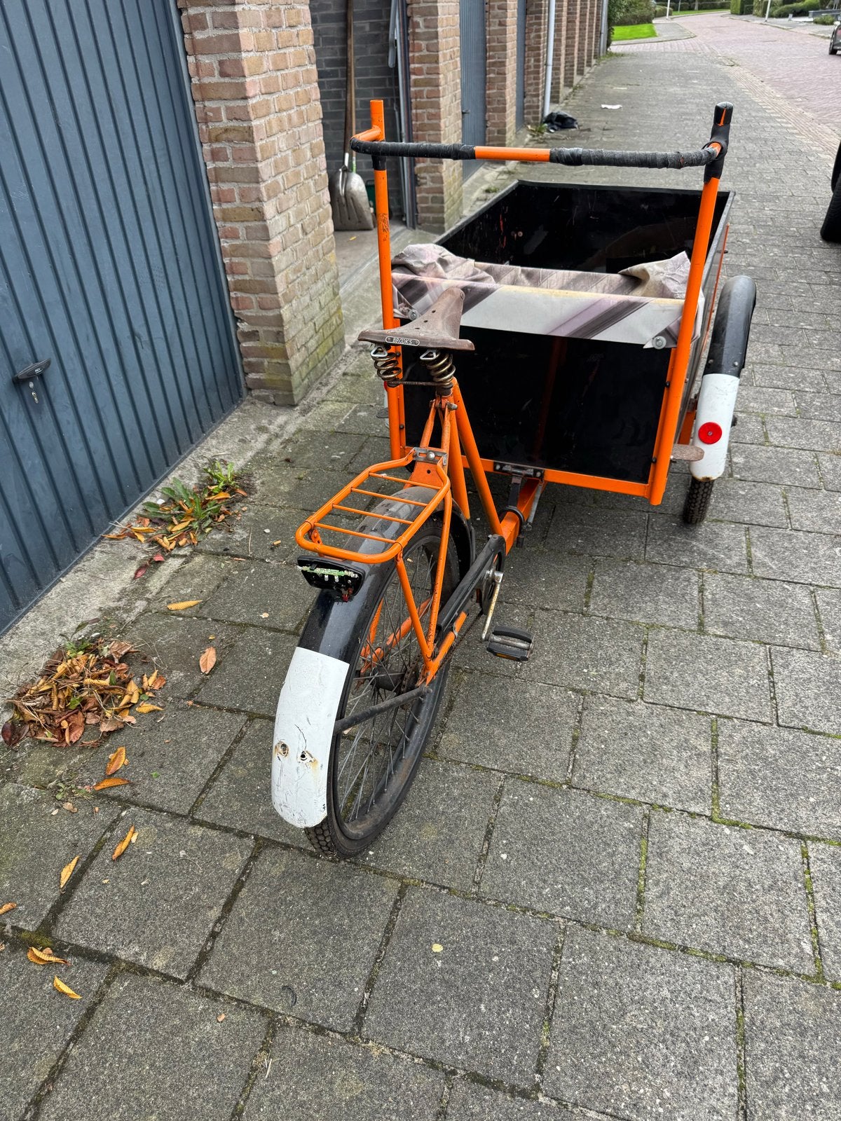 Stevige Bakfiets - Ideaal voor transport apollo, Gebruikt, Goederen, Trommelrem, Ophalen