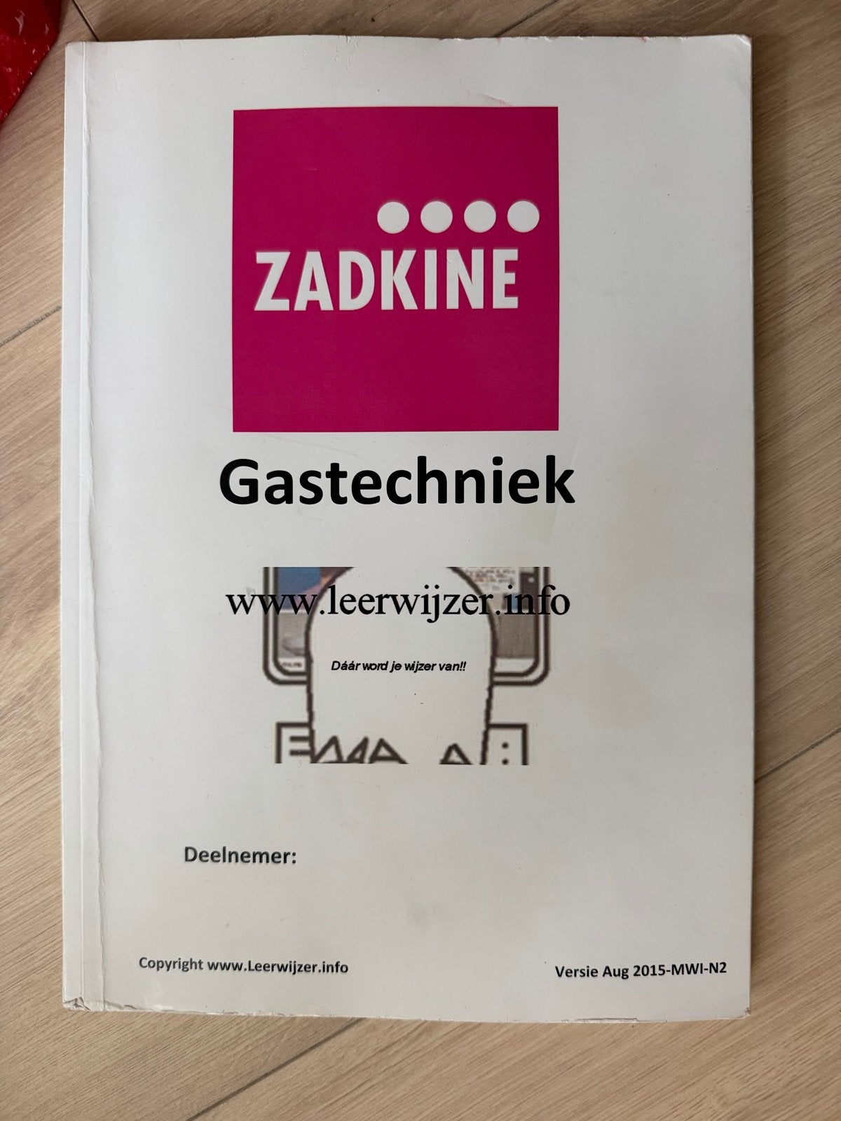 Zadkine Gastechniek & Water en Sanitair lesboeken, Ophalen, Beta, Zo goed als nieuw, MBO