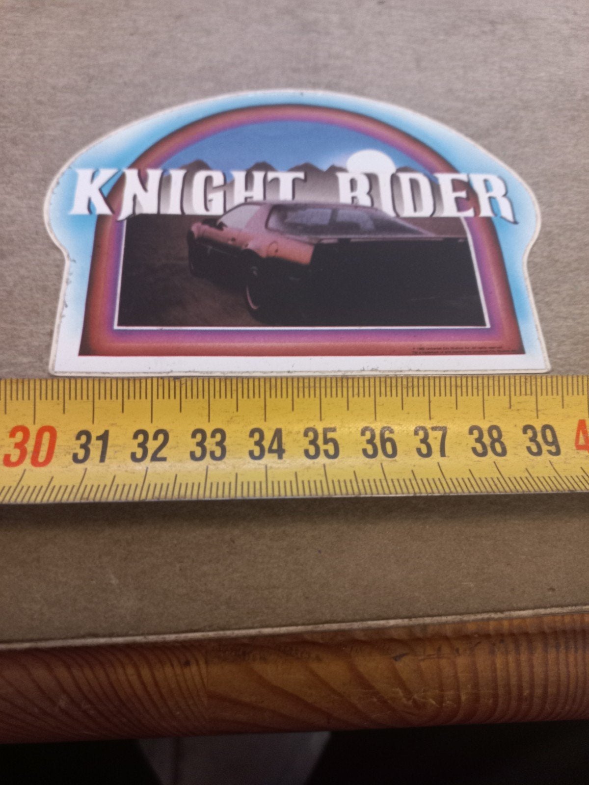 Vintage Knight Rider sticker - KITT auto, Ophalen of Verzenden