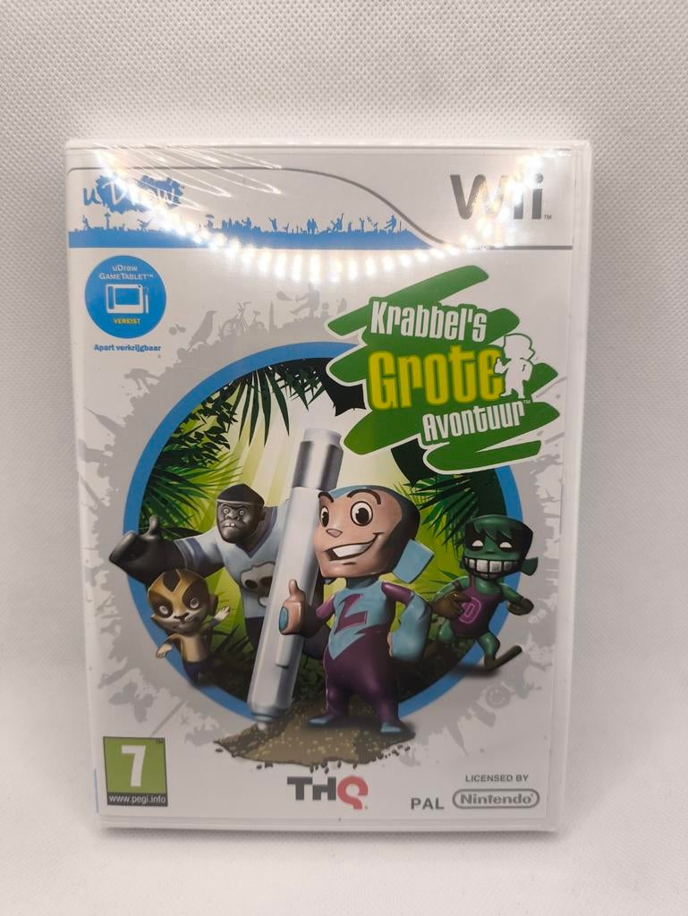 SEALED krabbels grote avontuur wii game, Spelcomputers en Games, Games | Nintendo Wii, 1 speler, Ophalen of Verzenden, Avontuur en Actie