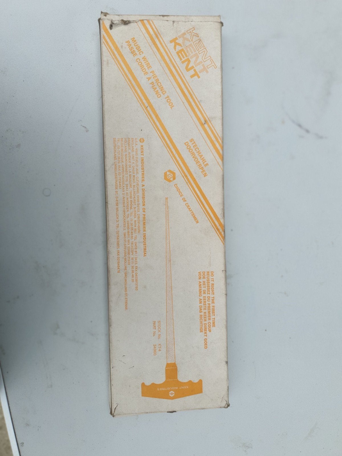 Kent Music Wire Piercing Tool - Steekhaak Doorwerpen, Ophalen of Verzenden, Gebruikt, Piano