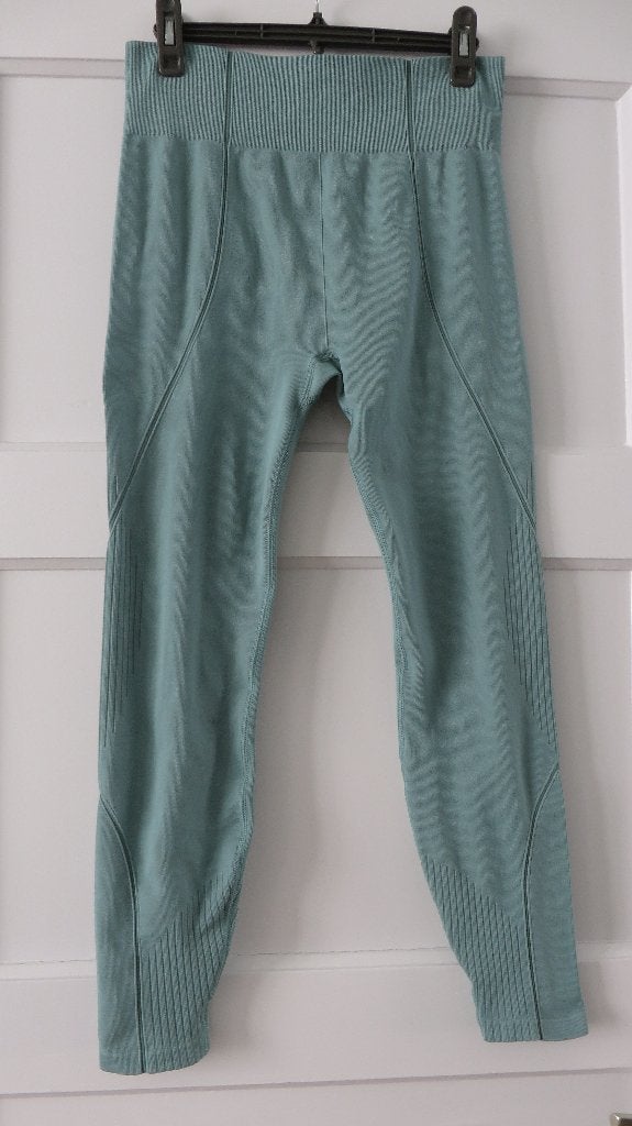 Sportlegging grijs/groen L 40 2, Kleding | Dames, Sportkleding, H&M, Maat 42/44 (L), Nieuw, Ophalen of Verzenden