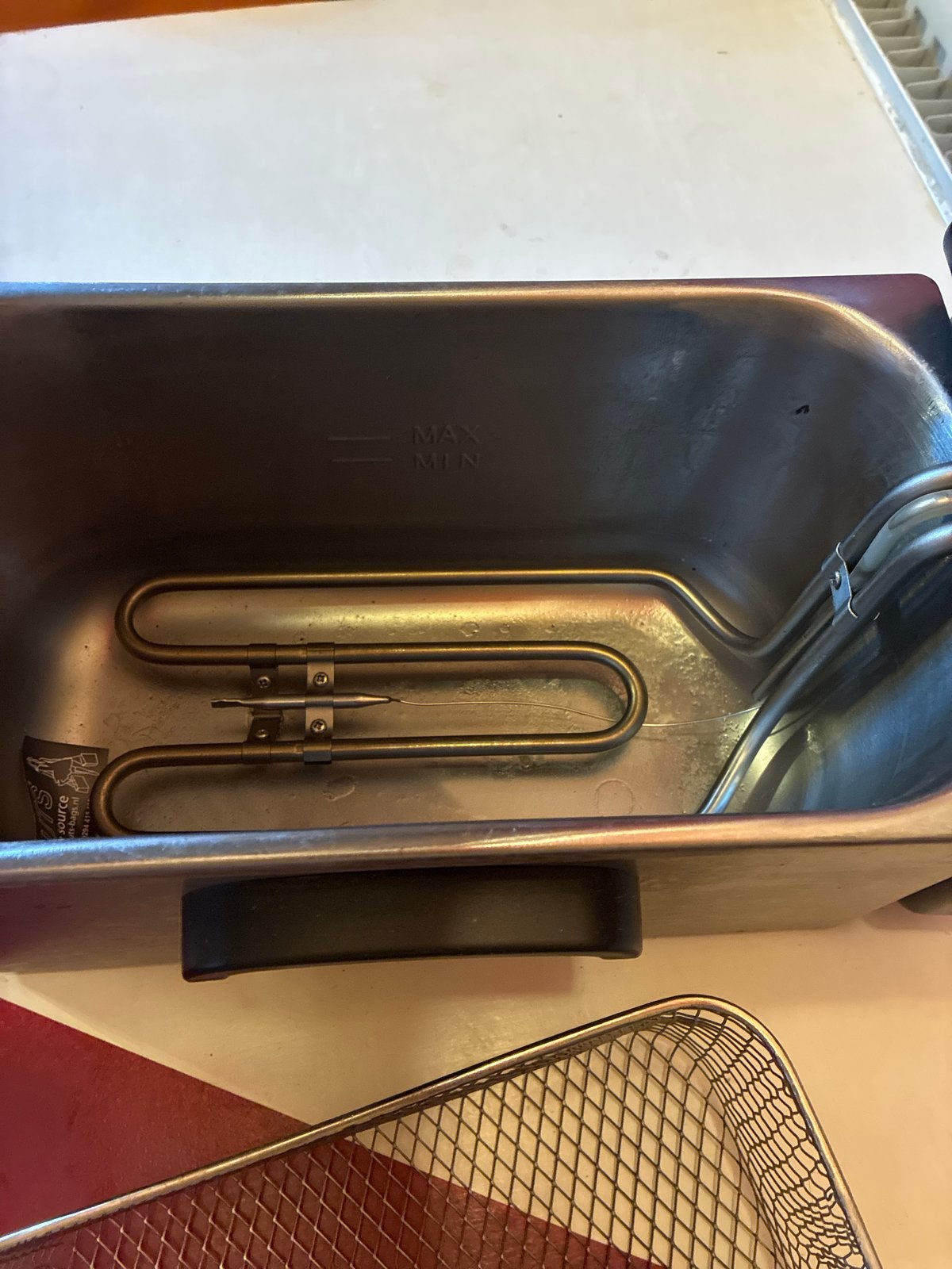 Princess Friteuse - Gebruikt maar in goede staat, Witgoed en Apparatuur, 2 tot 3 liter, Ophalen of Verzenden, Gebruikt, Uitneembare binnenpan