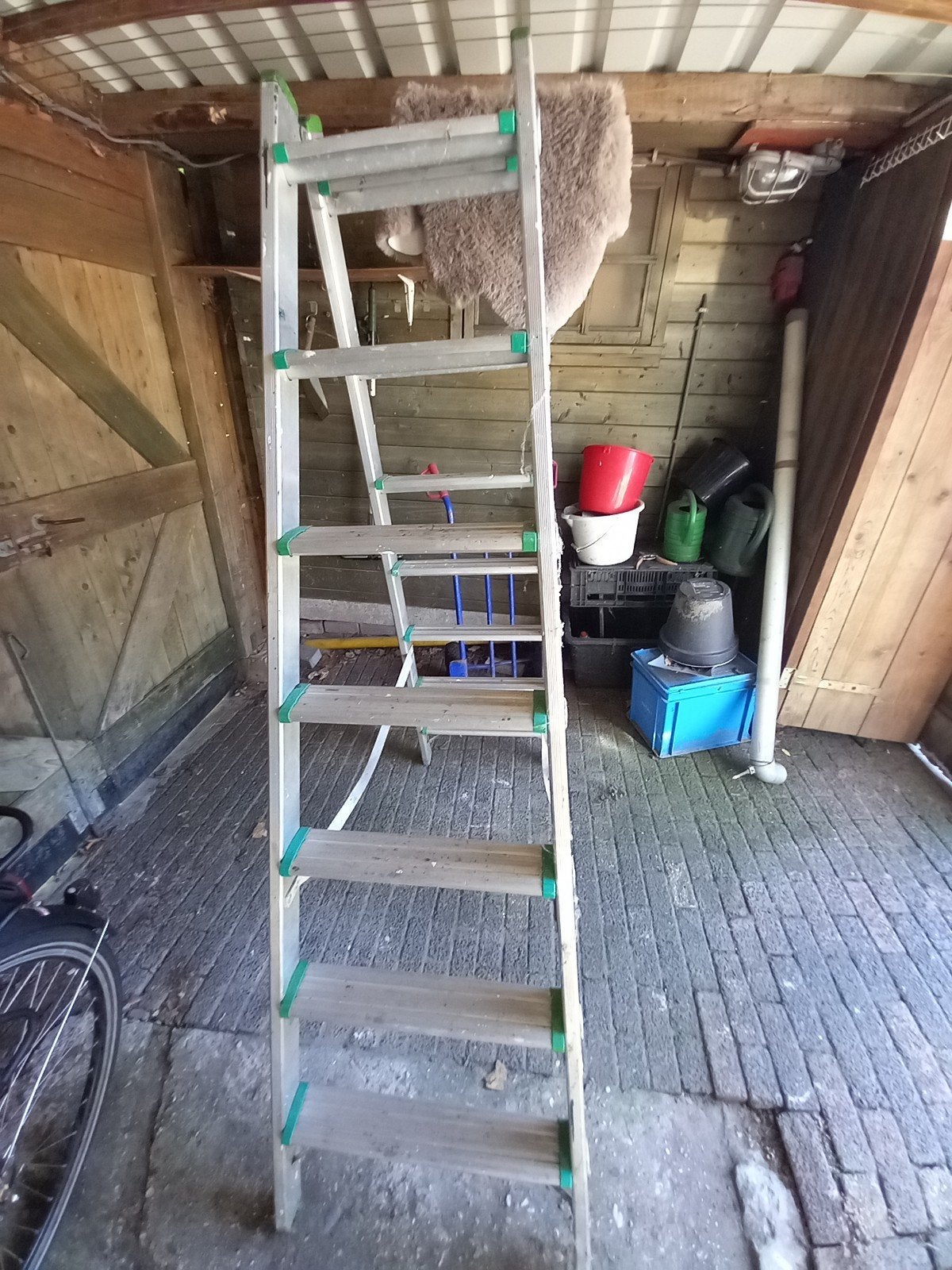 aluminium ladder, Ophalen, Gebruikt, 4 meter of meer
