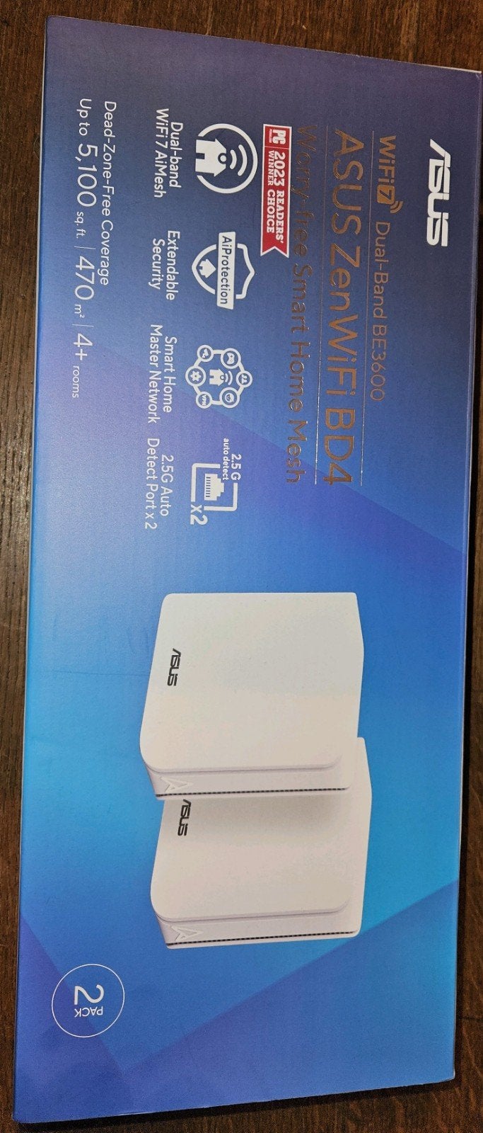 Wifi Mesh router ASUS ZenWiFi BD4 (2-pack EU+UK), Ophalen of Verzenden, Zo goed als nieuw, Router, ASUS