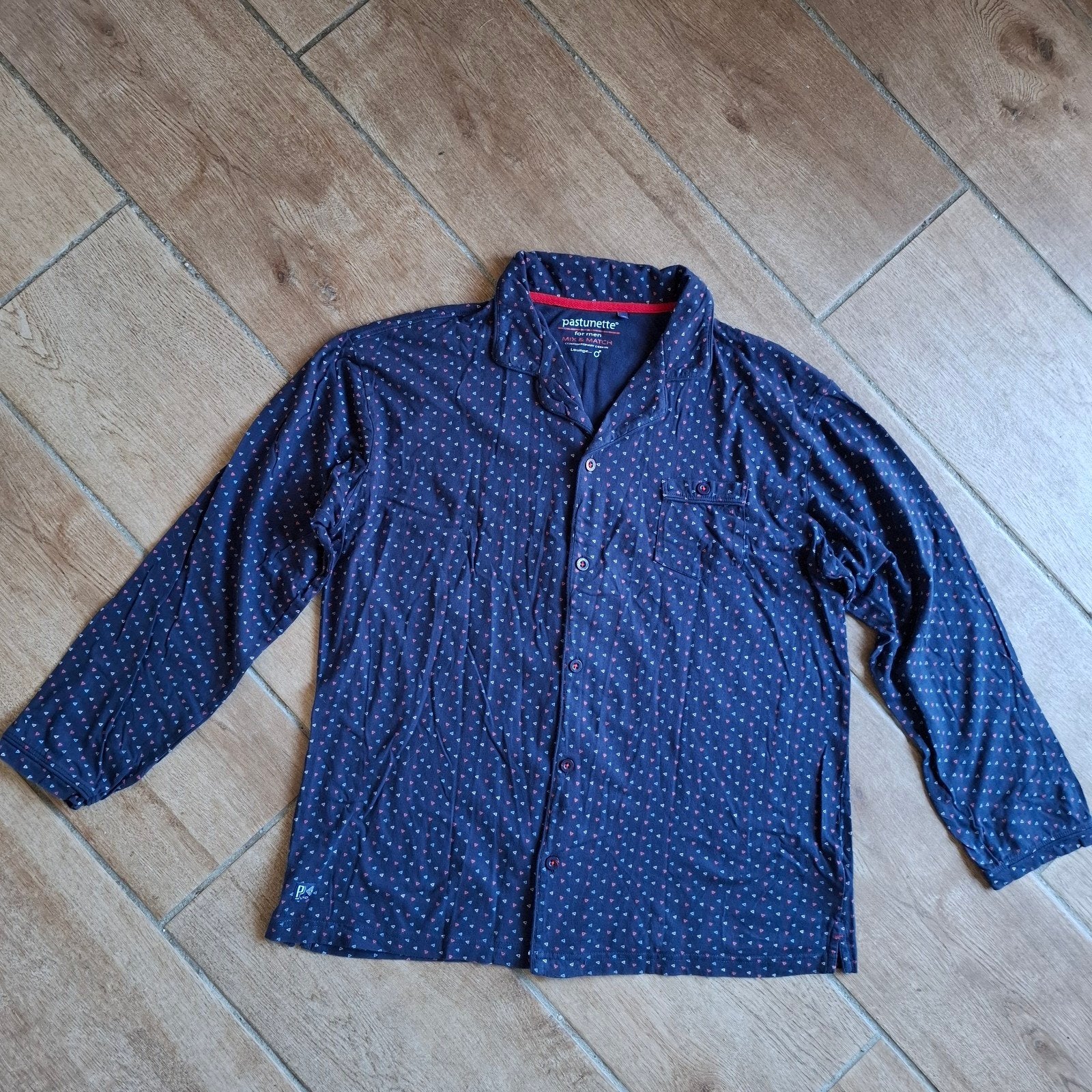 Pyjamajasje blauw, Ophalen of Verzenden, Zo goed als nieuw, Maat 46/48 (XL) of groter