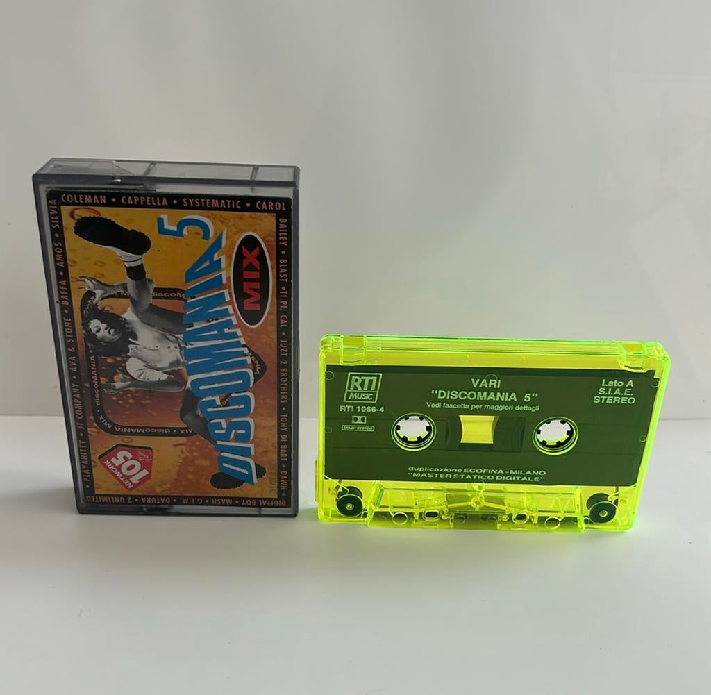 Discomania Mix 5 – cassette, Cd's en Dvd's, Cassettebandjes, Ophalen of Verzenden, Gebruikt, Dance, 1 bandje