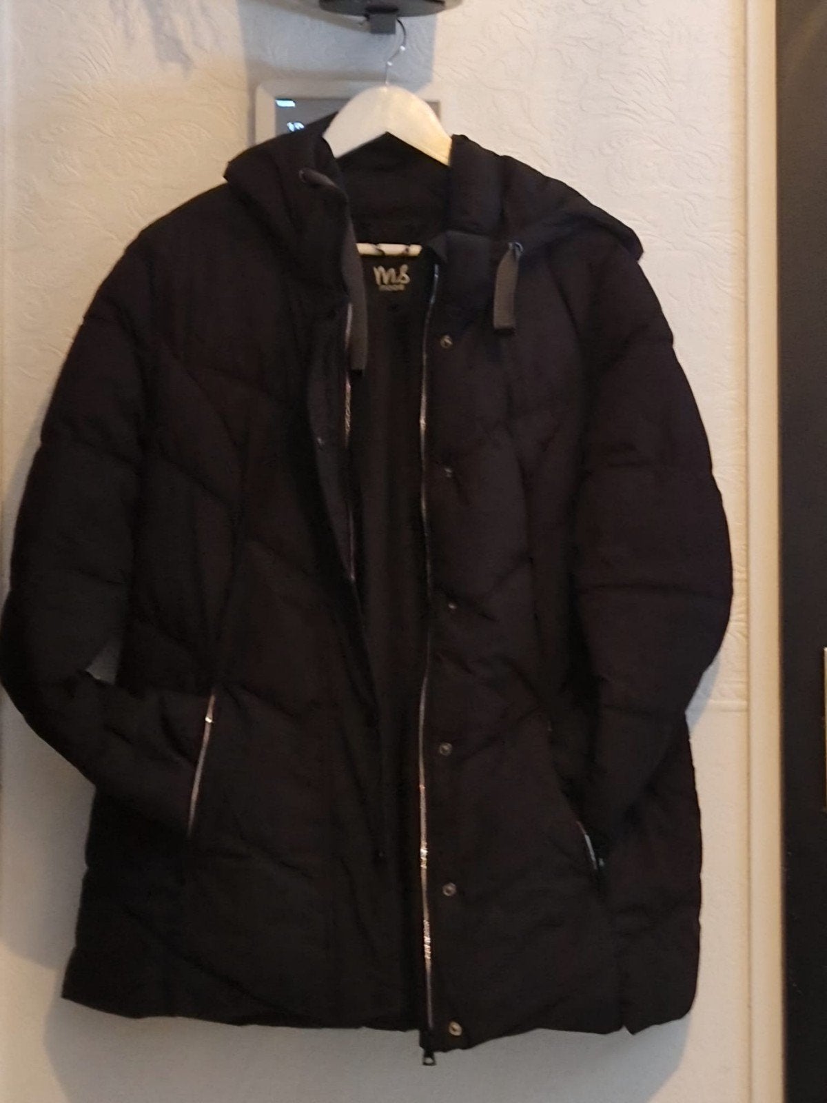 Mooie zwarte jas van MS Mode, maat 44, Ophalen, Zwart, Maat 42/44 (L), Zo goed als nieuw