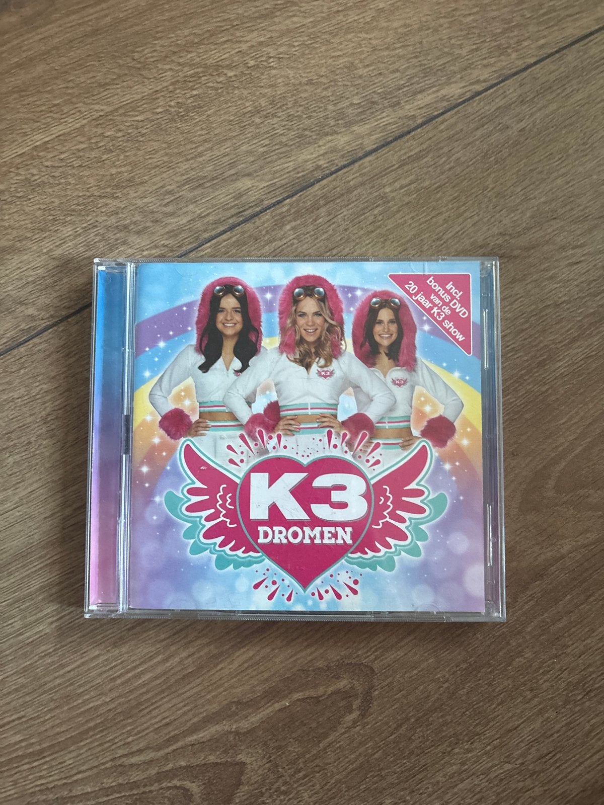 K3 Dromen CD + Bonus DVD - Zo goed als nieuw, Ophalen, Inclusief DVD, Muziek, Album
