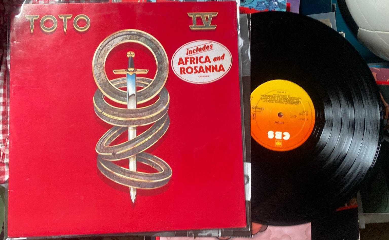 Toto lp IV, Cd's en Dvd's, Vinyl | Rock, Ophalen of Verzenden, Zo goed als nieuw, 12 inch, Poprock