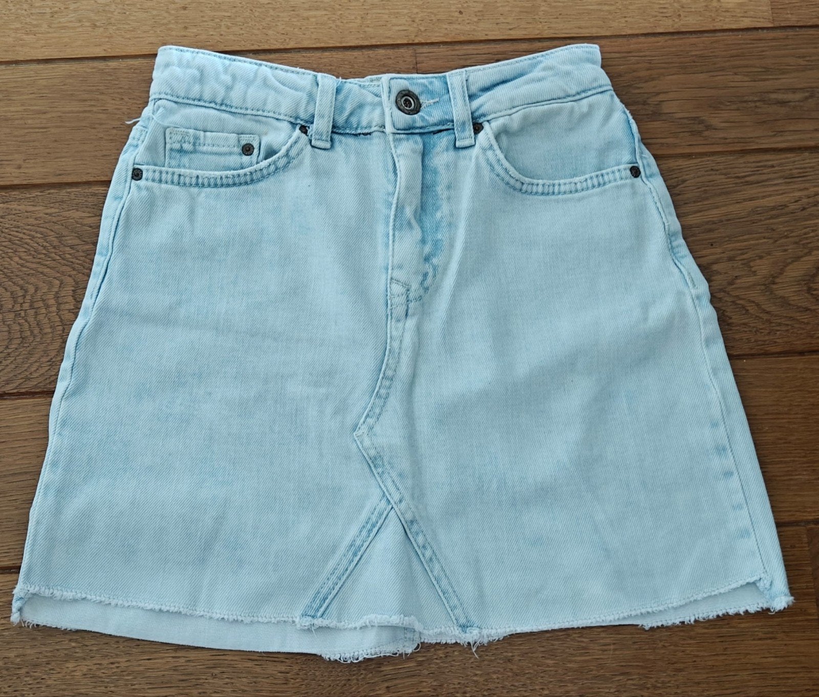 Leuk lichtblauw denim rokje - Maat XS, Anti Blue, Blauw, Ophalen of Verzenden, Maat 34 (XS) of kleiner