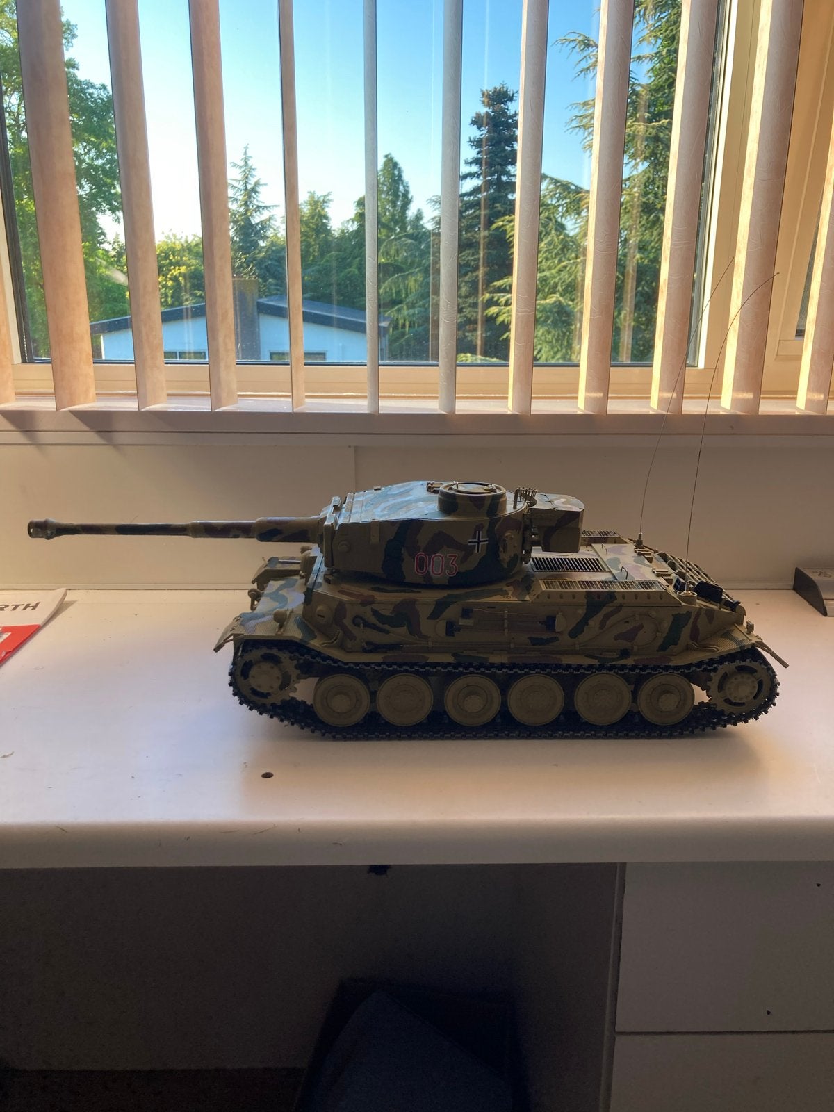 RC Tank Porsche Tiger VK 4501 (P) - Hooben/Taigen  1:16, Overige merken, Tank, Groter dan 1:32, Ophalen of Verzenden