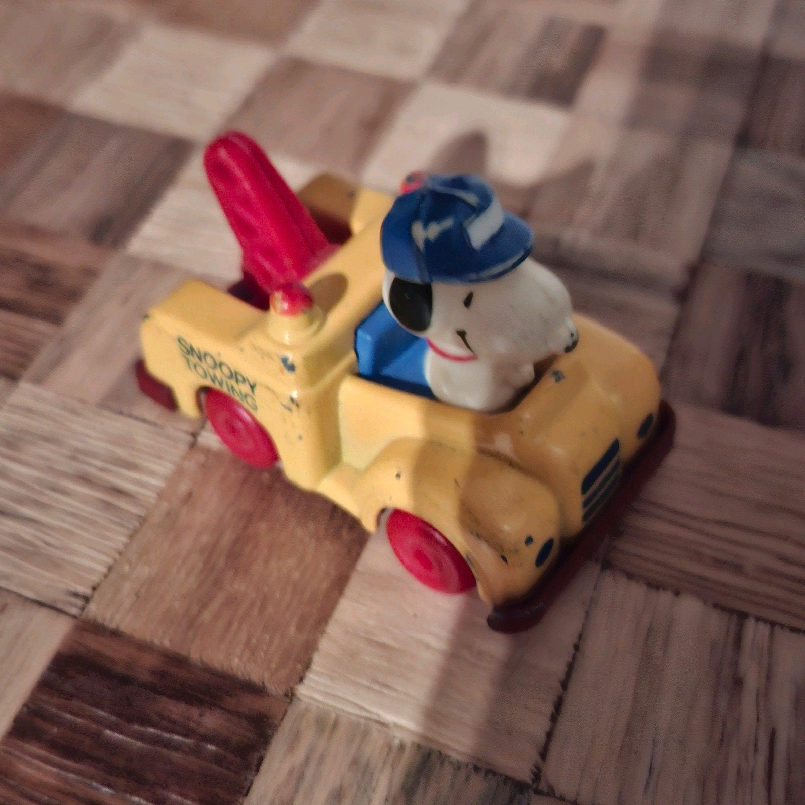 Vintage Snoopy Takelwagen Speelgoedauto, Ophalen of Verzenden, Gebruikt
