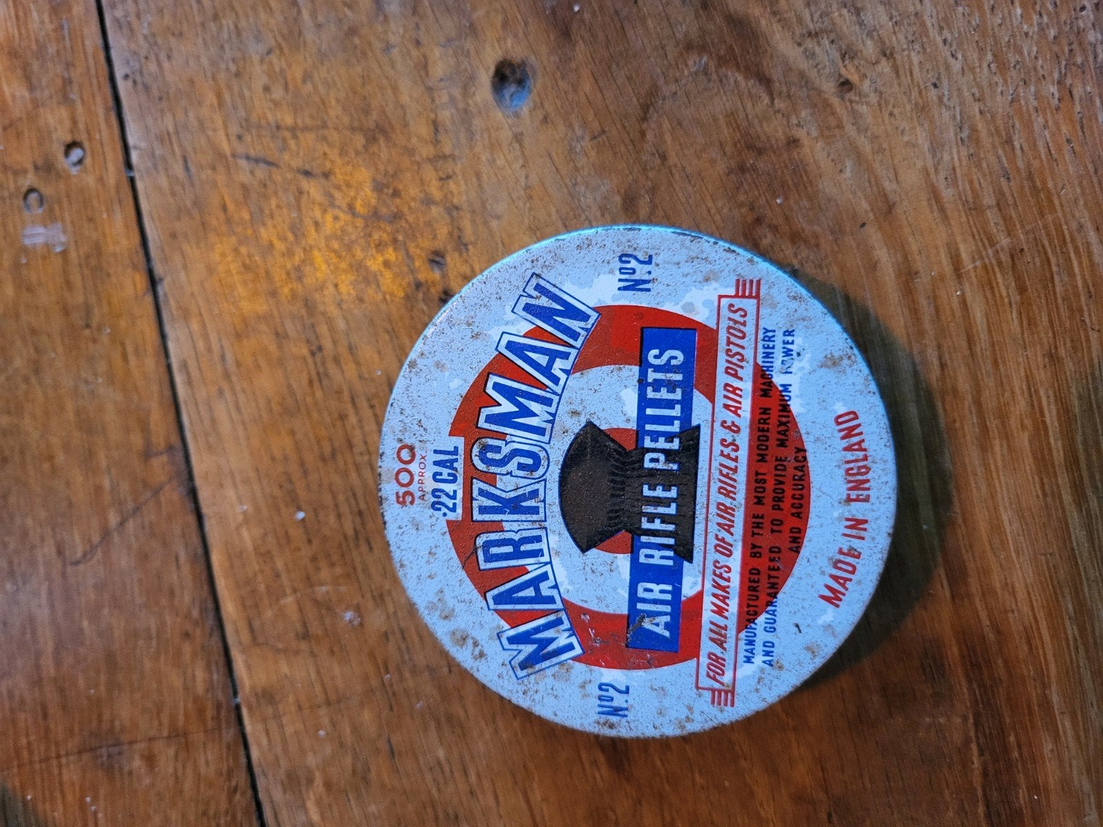 Vintage Marksman Luchtbuks Pellets Doosje .22 CAL / 5.5mm, Ophalen of Verzenden, Gebruikt