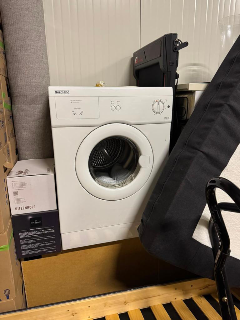Droger met slang, Witgoed en Apparatuur, Wasdrogers, Ophalen, 6 tot 8 kg, Gebruikt, Luchtafvoer