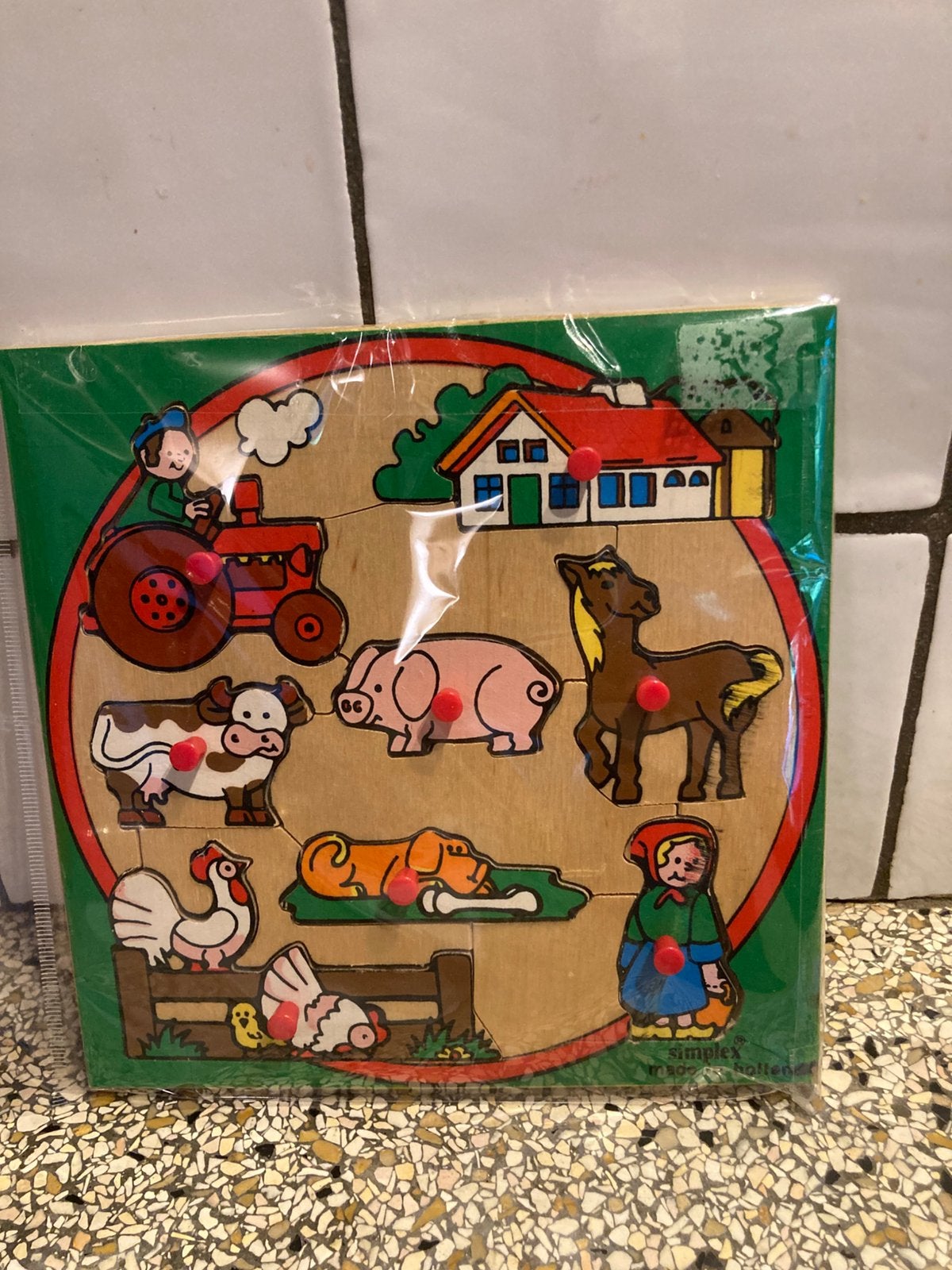 Leuke puzzel boerderij, Ophalen of Verzenden