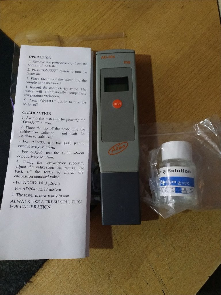 AD-204 EC meter, Ophalen of Verzenden, Zo goed als nieuw, Overige typen
