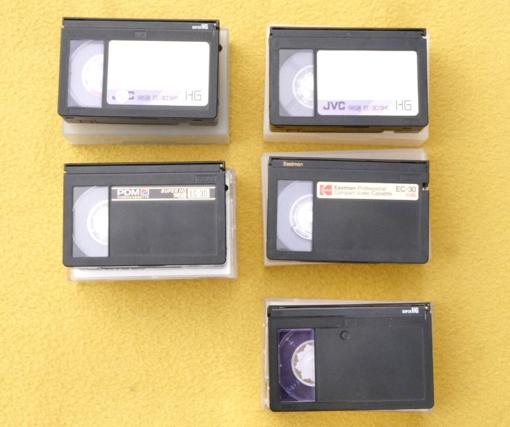 VHS-C videocassettes - EC30, Ophalen of Verzenden, VHS-C of SVHS-C, (Video)band
