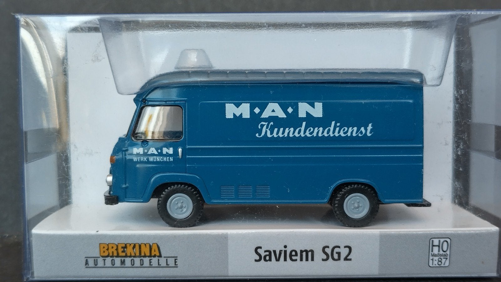 Renault Saviem SG2 Man Kundendienst 1:87 Brekina Pol, Auto, Verzenden, ., Brekina