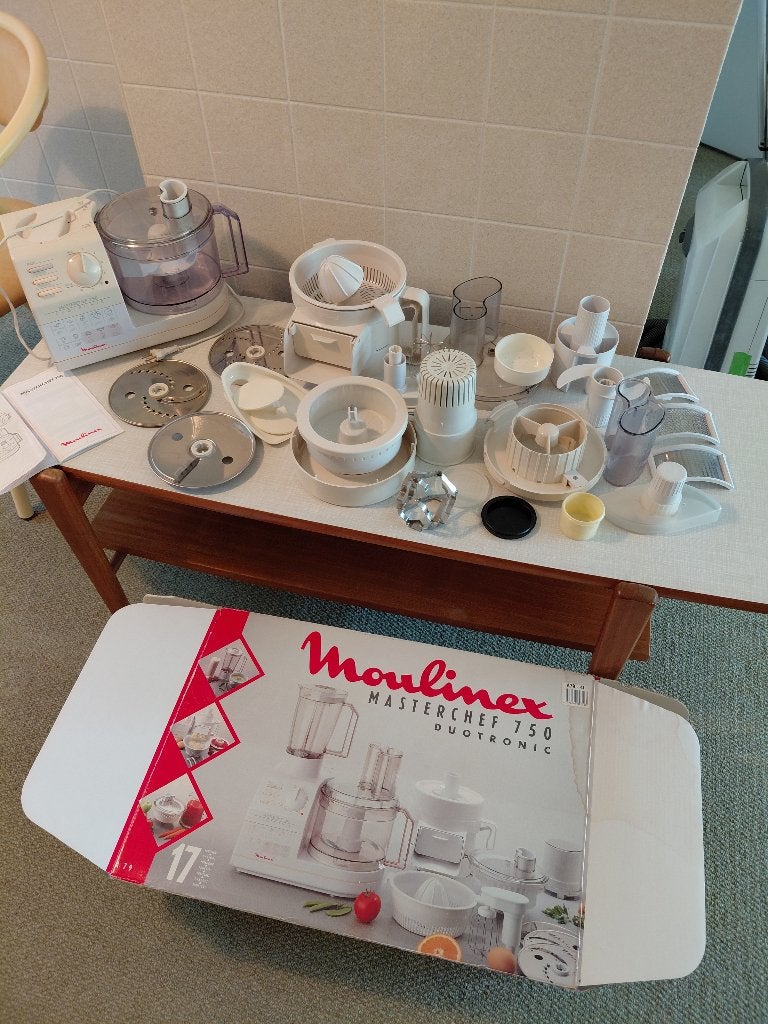Moulinex masterchef 750 duotronic, Witgoed en Apparatuur, Ophalen, 1 tot 2 liter, Zo goed als nieuw, Vaatwasserbestendig