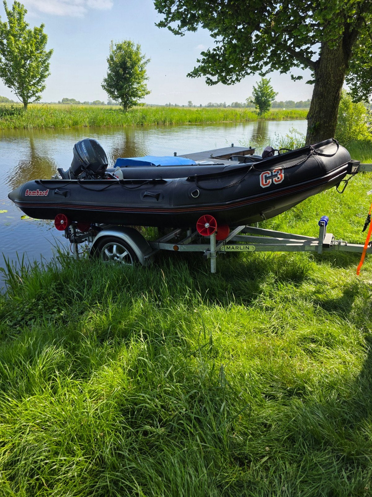Bombard C3 met Yamaha 8pk 4Takt., Ophalen, Gebruikt