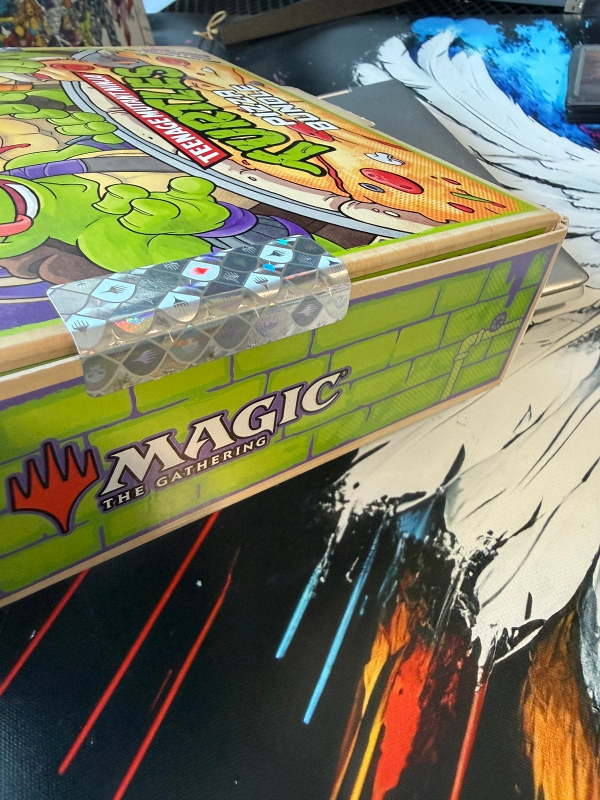 Magic The Gathering TMNT Pizza Bundle met Collector Boosters, Hobby en Vrije tijd, Ophalen of Verzenden, Nieuw, Foil