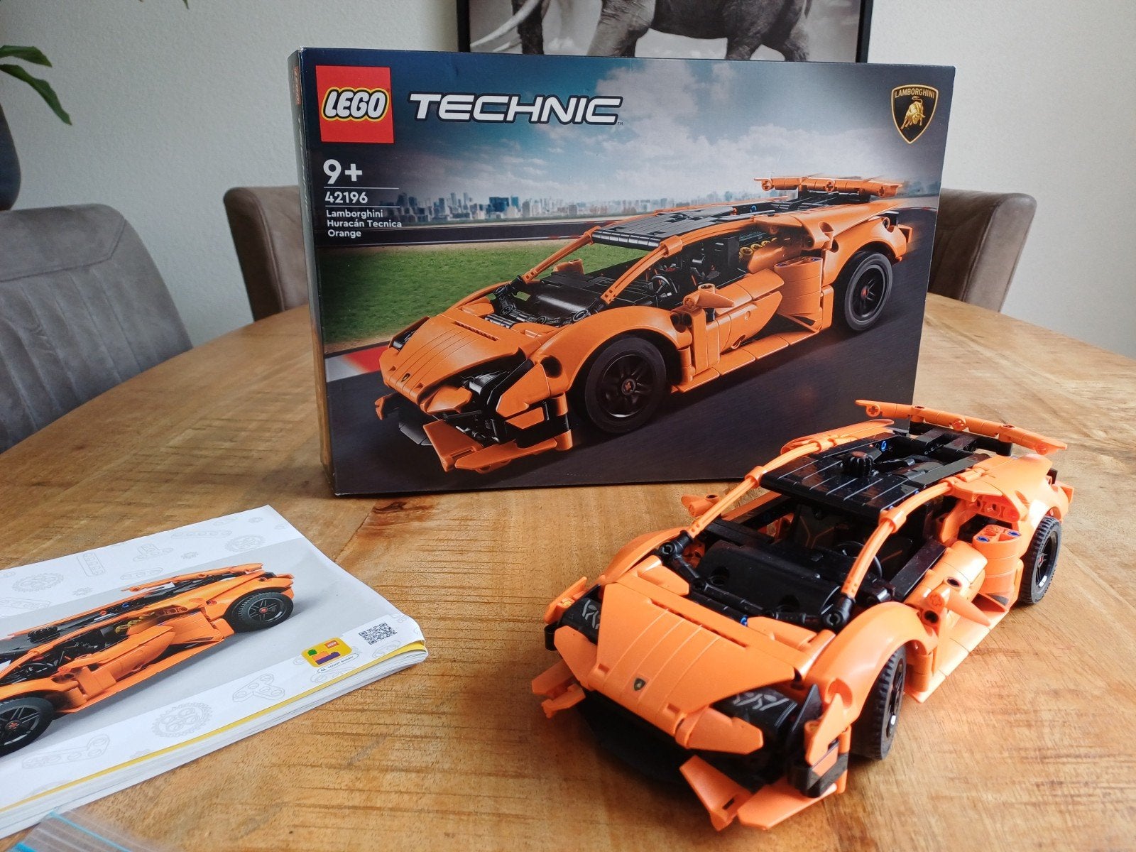 Lego Technic Lamborghini Huracán Tecnica 42196, Lego, Ophalen of Verzenden, Zo goed als nieuw, Technic
