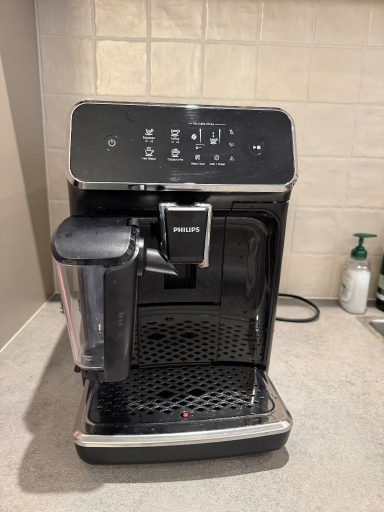 Philips Volautomatische Espressomachine - Zo goed als nieuw, Witgoed en Apparatuur, Ophalen, Gebruikt, Koffiemachine, Koffiebonen