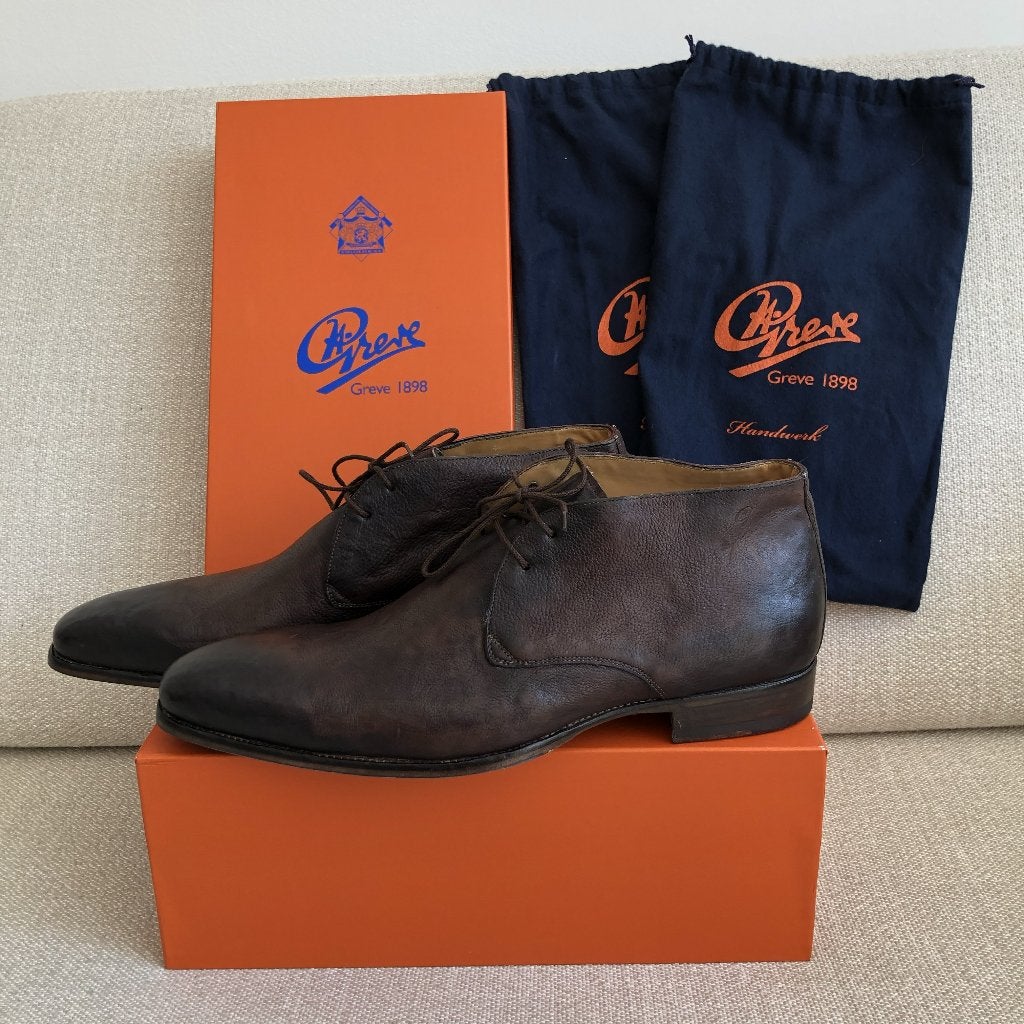 Nieuwe Greve herenschoenen, kleur bruin, maat 10,5/45, Kleding | Heren, Schoenen, Ophalen, Bruin, Nieuw, Veterschoenen