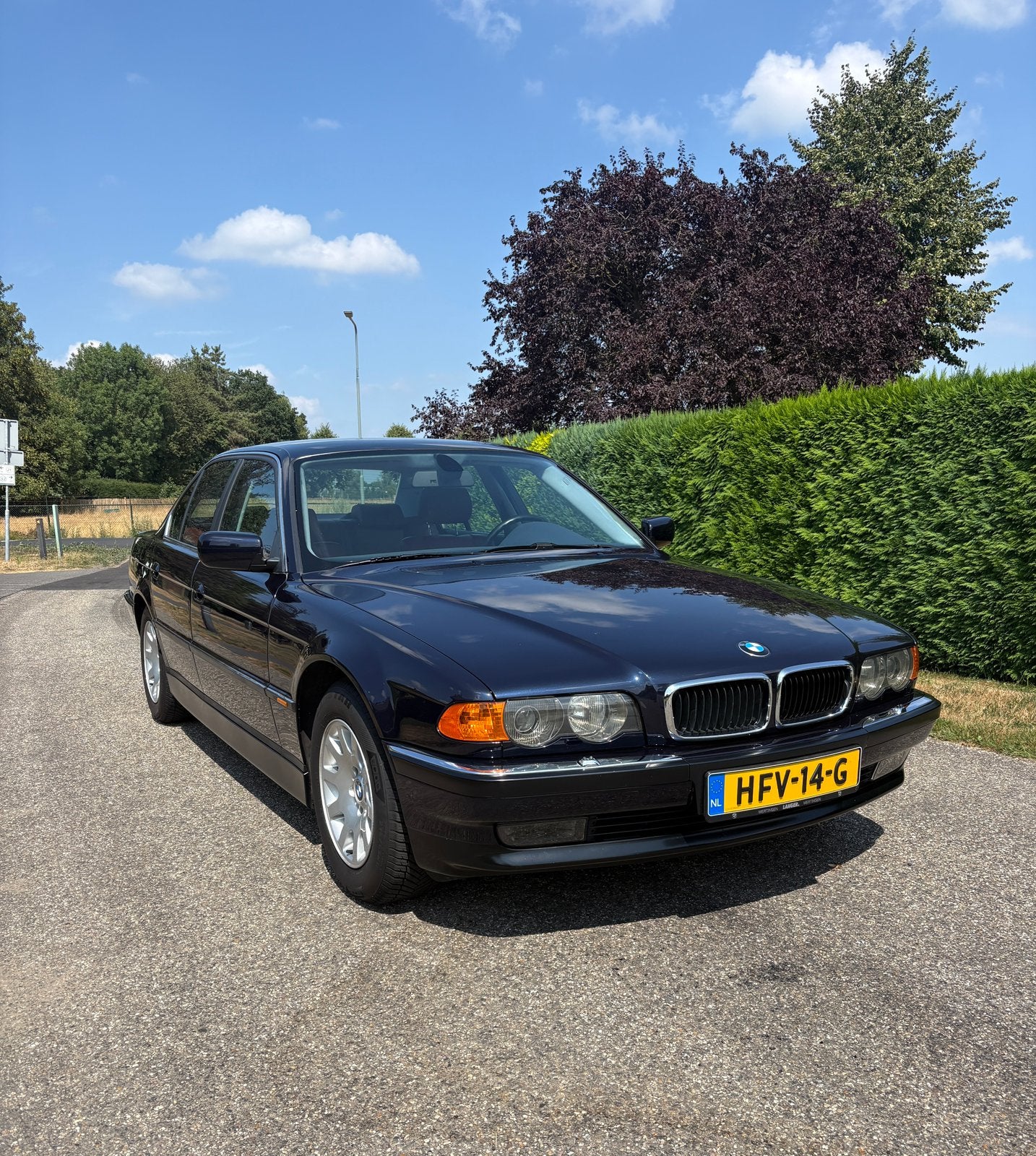 BMW E38 7-Serie 728i, Achterwielaandrijving, Blauw, Overige kleuren, Handgeschakeld