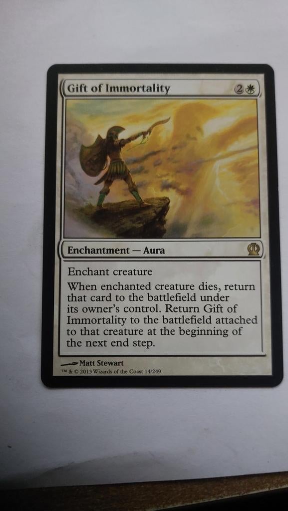 2x Gift of Immortality MTG, Ophalen of Verzenden, Zo goed als nieuw, Losse kaart