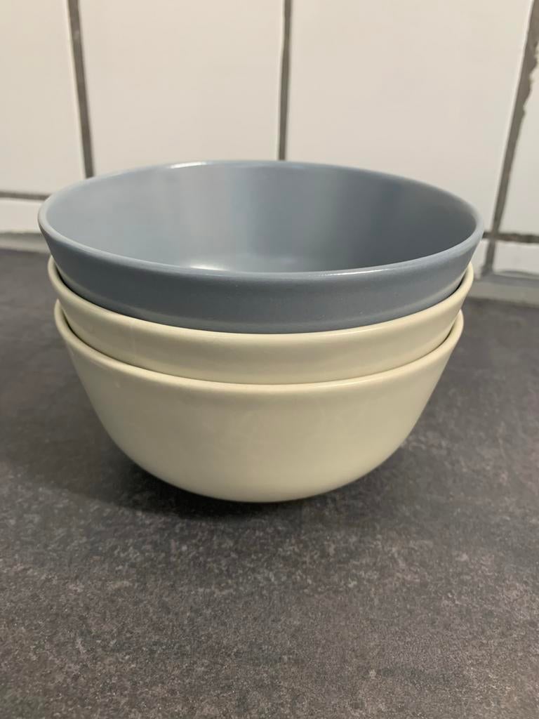 Ikea schaaltjes set, Huis en Inrichting, Ophalen, Keramiek, Zo goed als nieuw, Kom(men)